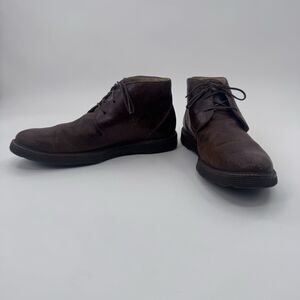 MARTIN DINGMAN Mens Premium Brown Leather Chukka Boots Size 9 M Fast Shipping